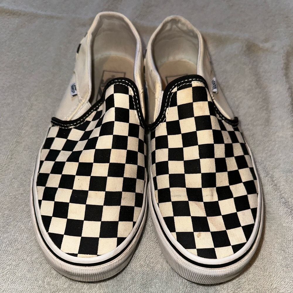 Vans Checkerboard Slip Ons